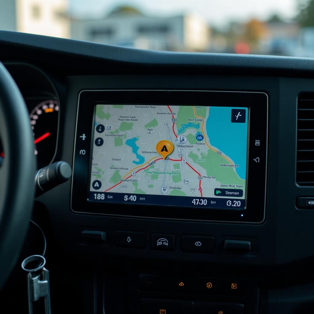 Display di bordo 5 pollici per monitoraggio GPS e cicli di lavoro